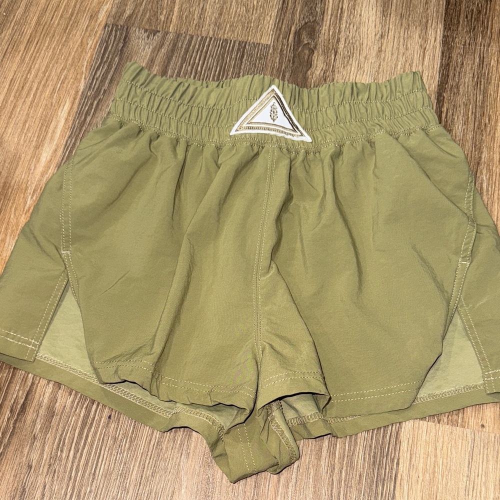 FP movement by free people green shorts athletic high rise size S